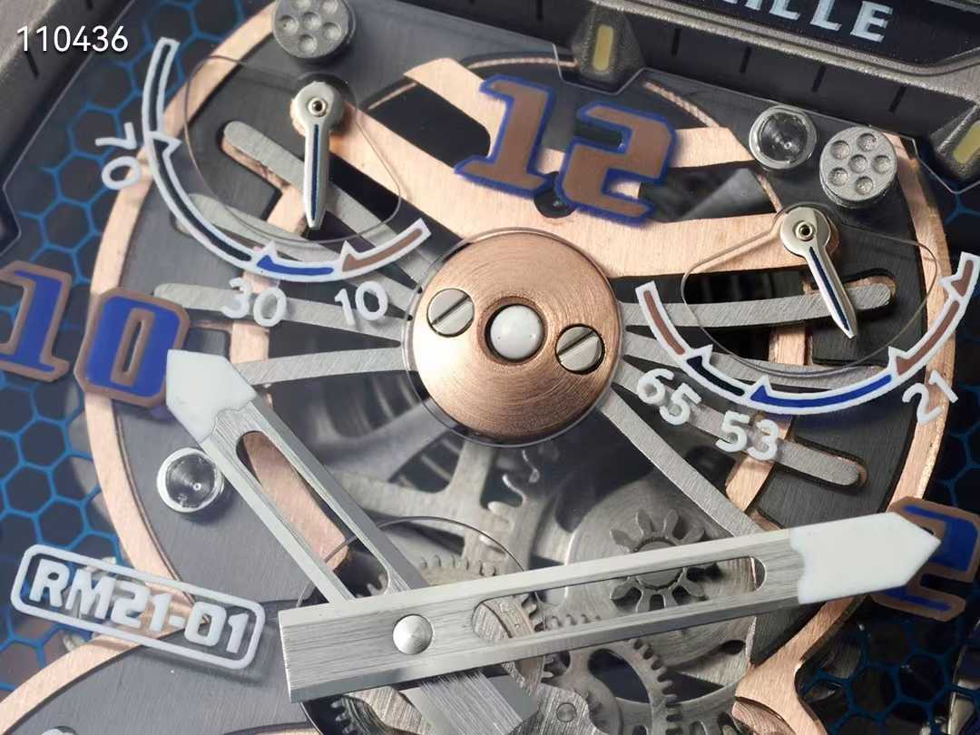 리차드밀 RM21-02 투르비용 에어로다인 뉴버젼 골드 블랙 시계 워치